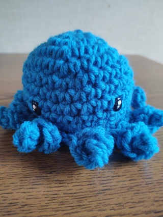 Hand Crocheted Amigurumi Octopus 