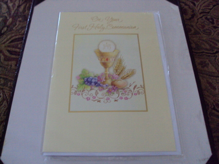 First Holy Communion Card New With Envelope