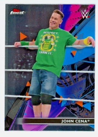 2021 WWE Topps Finest Chrome - John Cena Card #100 NM