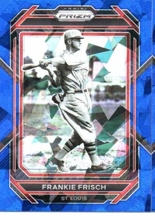 2023 Panini Prizm Frankie Frisch Blue Ice