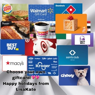 Choose your own $5 giftcard