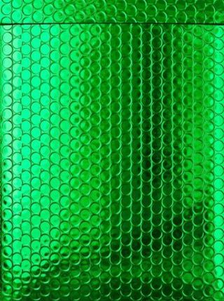 ↗️⭕⛄(1) 6x10" METALLIC GREEN BUBBLE MAILER!!⛄⭕