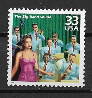 1999 Sc3186j Celebrate the Century: 1940's Big Band Sound MNH