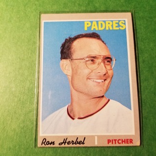 1970 - TOPPS BASEBALL CARD NO. 526 -  RON HERBEL - PADRES