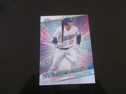 2024 Topps Series 2 Stars of the MLB   topps Chrome Shohei Ohtani  insert card  CSMLB-55  Dodgers