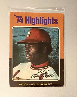 Lou Brock 1975 Toppa