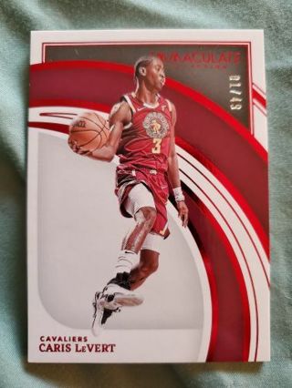 2021-22 Panini Immaculate Collection Red Caris LeVert