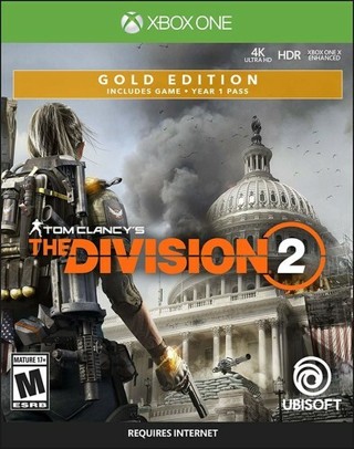 Tom Clancy's The Division 2 - Gold Steelbook Edition Xbox One (Brand New)