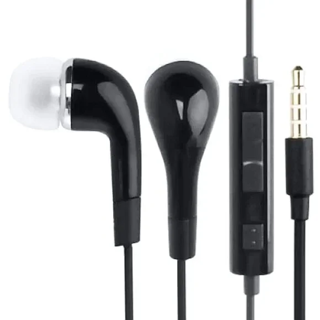 BRAND NEW Headphones 3.5mm Earbuds Audio Listening Device - (Black)