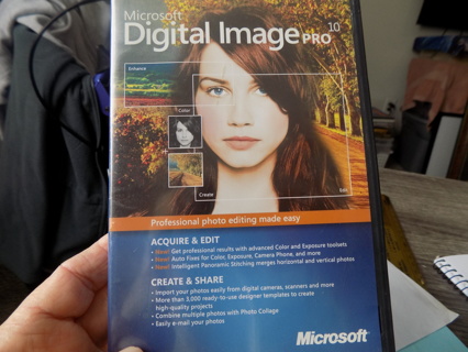 Microsoft Digital Image Pro 2 disc set Professional photo editor software