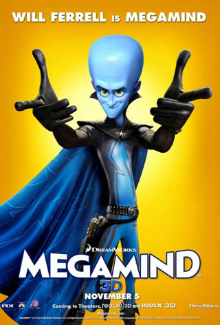 "Megamind" HD "Vudu or Movies Anywhere" Digital Code