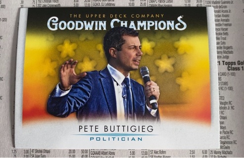 2021 Upper Deck Goodwin Champions Pete Buttigieg #92 Politician
