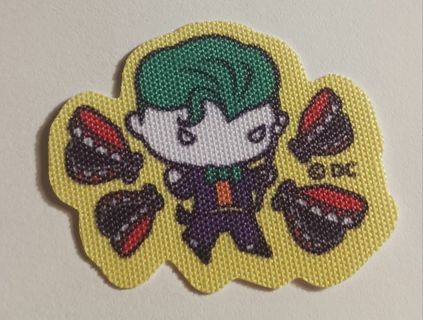 Joker Super Villain Sticker SMALL