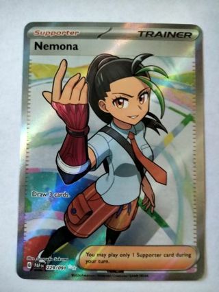 Nemona 229/091 double rare holo pokemon