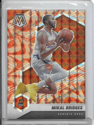 Mikal Bridges 2020-21 Mosaic Mosaic Reactive Orange #174