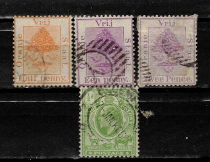 Orange River Colony Old Stamps with 1800s