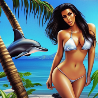 Listia Digital Collectible: A Girl Who Loves Dolphins