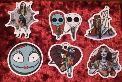 6 - "NIGHTMARE BEFORE CHRISTMAS (SALLY) STICKERS (1 Free Sticker with Win)