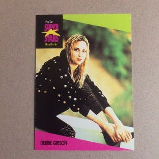 1991 ProSet Super⭐️Stars MusiCards | DEBBIE GIBSON | Card # 43