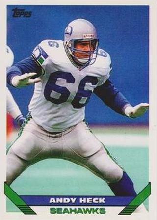 Andy Heck 1993 Topps Seattle Seahawks