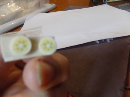 lemon slice post earrings