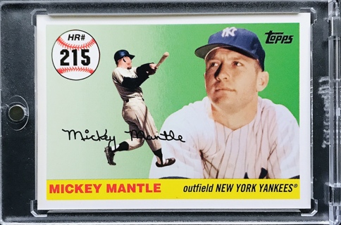 Mickey Mantle - 2006 Topps Mantle Home Run History #MHR215 - New York Yankees [AA115]