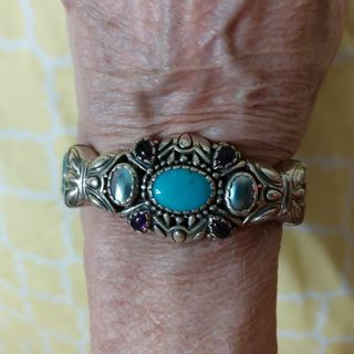 Carolyn Pollack sterling silver cuff bracelet