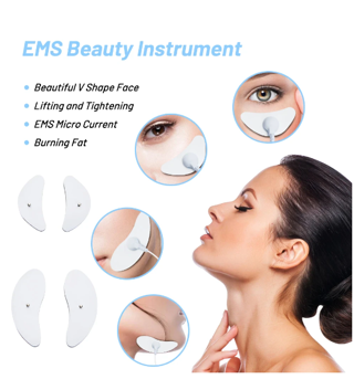 EMS Facial Massager Current Muscle Stimulator Facial Lifting Eye Beauty Devic Neck Face Lift
