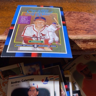 1988 donruss hall of fame diamond kings s Musial baseball card 