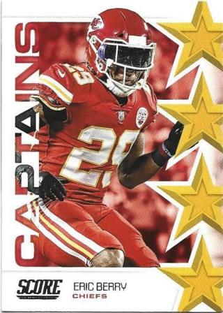 2019 SCORE ERIC BERRY CAPTAINS INSERT CARD