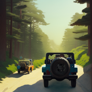 Listia Digital Collectible: Jeep On Dirt Trail