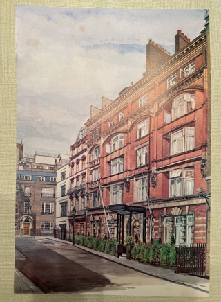 Vintage postcard unused: Stafford Hotel from St. James Place original LARGE