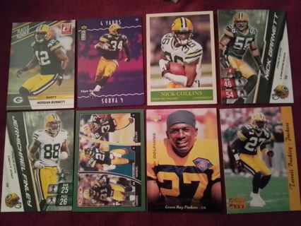 8 card Packers lot rc insert