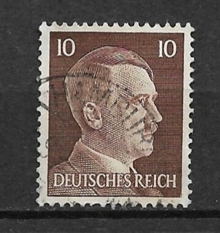 1942 Germany Sc511A 10pf Hitler used