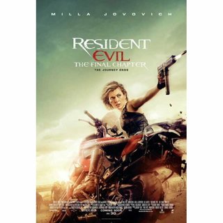 Sale ! "Resident Evil Final Chapters" - HD -"Vudu or Movies Anywhere" Digital Movie Code 