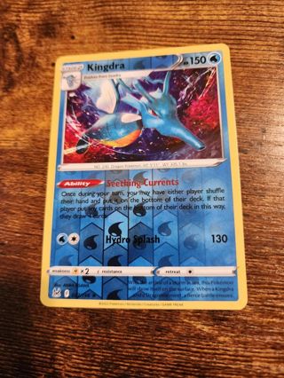 Pokemon Kingdra reverse holo rare 037/196