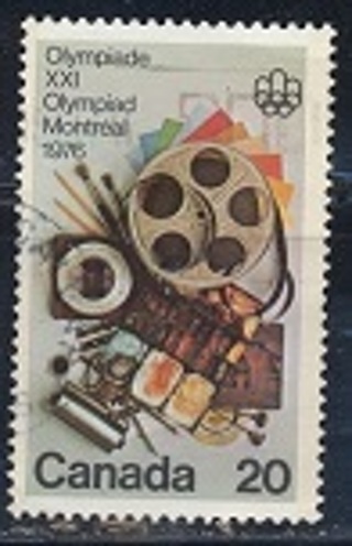 Canada:  1976, Communication Arts, 1976 Oly. Games, Montreal, Used, Sc # CA-684 - CAN-2600b