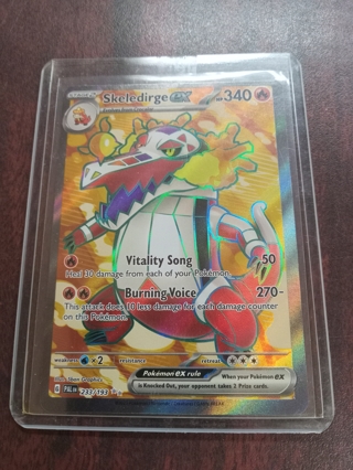 Skeledirge EX Pokémon Trading Card