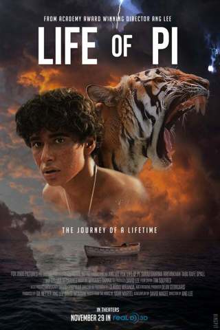 "Life of Pi" HD "Vudu or Movies Anywhere" Digital Code