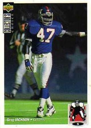 Tradingcard - NFL - 1994 Collector's Choice #89 - Greg Jackson - New York Giants