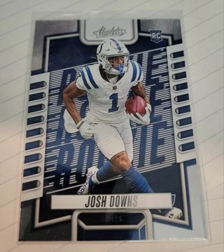 2023 Absolute Josh Downs rookie card Indianapolis Colts