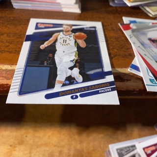 2021-22 donruss domantas sabonis basketball card 