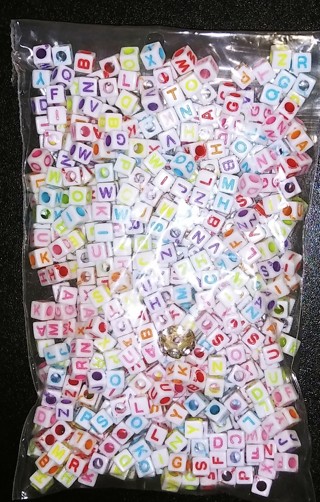 400 Alphabet Beads