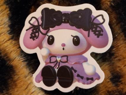 Pretty Cute one small vinyl sticker no refunds regular mail only Very nice quality!