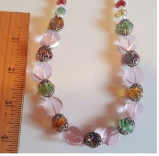 Pretty Beaded Necklace (20")