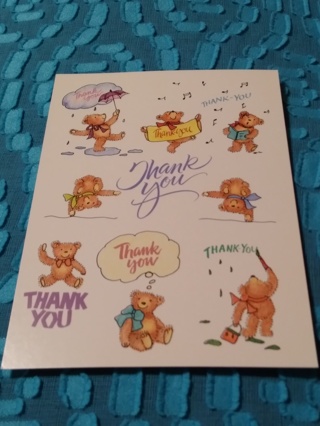 Postcard - Thank You Teddy Bears