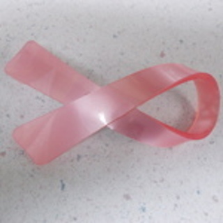Breast Cancer Awareness PINK RIBBON Hair Clip Barrette