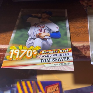 2020 topps 1970’s decades best award winner tom Seaver baseball card 