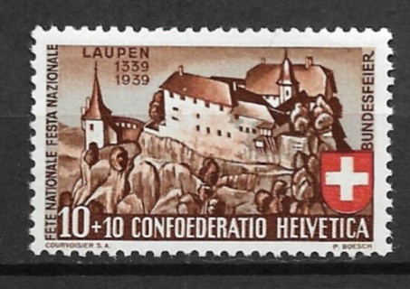 1939 Switzerland ScB95 Laupen Castle MNH