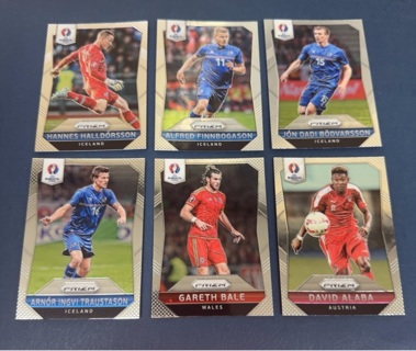 2016 Panini Prizm euro soccer lot